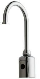 Chicago Faucets Polished Chrome No Handle Sensor Bathroom Sink Faucet 