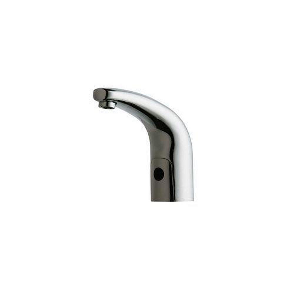 Chicago Faucets Polished Chrome No Handle Sensor Bathroom Sink Faucet 