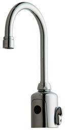 Chicago Faucets Polished Chrome No Handle Sensor Bathroom Sink Faucet 
