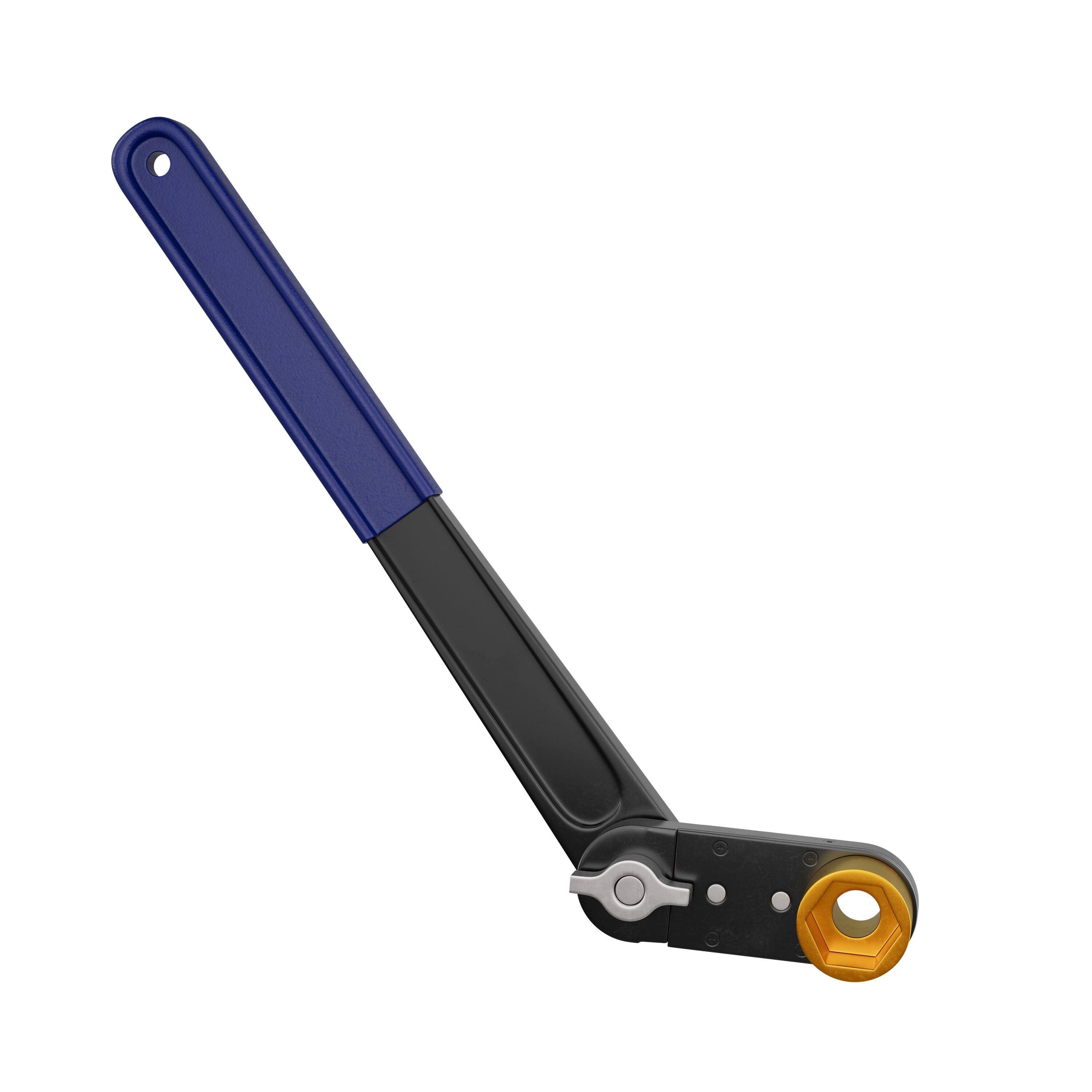RAPTOR&reg; Black Adjustable Wrench 