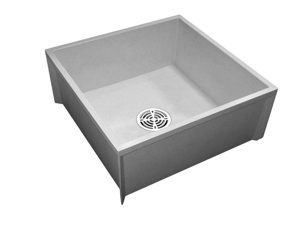 FIAT Products White 24 x 24 in. Mop Basin 