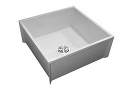 24 x 24 in. Mop Basin in White