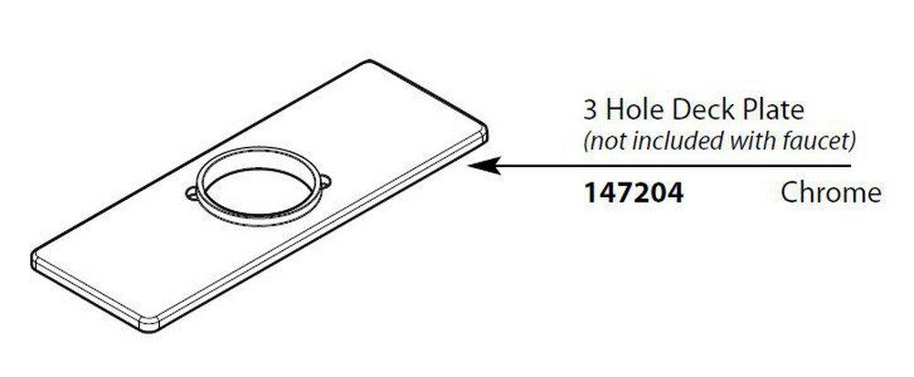 Moen Chrome Lavatory 4 Escutcheon 