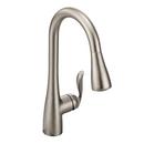 Single Handle Pull Down Kitchen Faucet with Power Boost and Relfex Technology in Classic Stainless