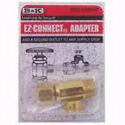 3/8 in. Brass Valve Tee