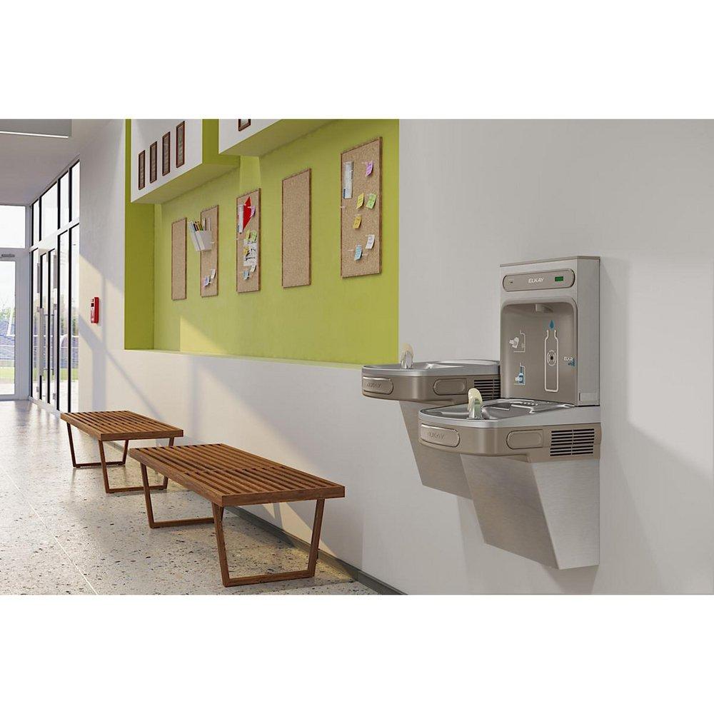 Elkay Stainless Steel Stainless Steel Indoor Bottle Filling Station 