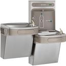 Wall Mounted Bi-Level Drinking Fountain and Hands Free Bottle Filling Station with Filter