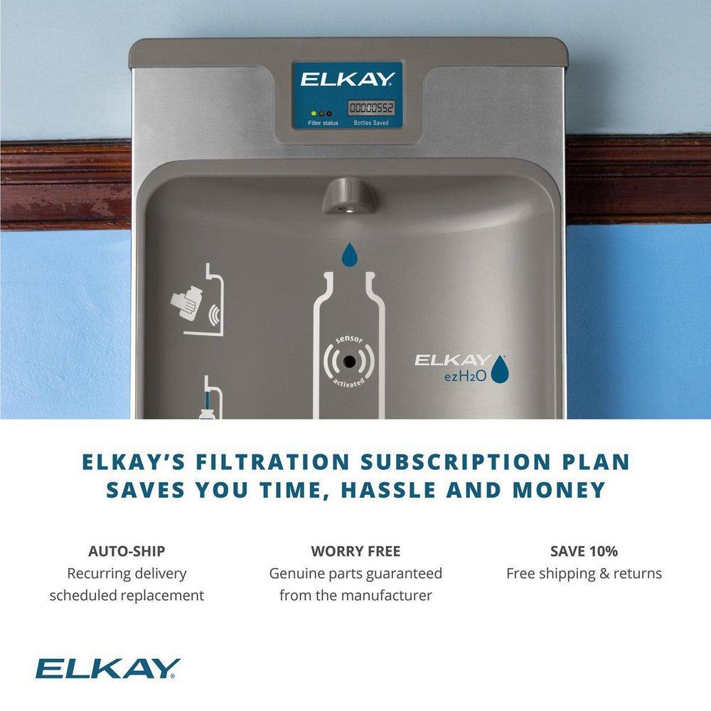 Elkay Rough Chrome Replacement Filter for EZ H2O Bottle Filling Stations 