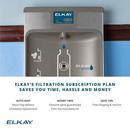 Elkay Rough Chrome Replacement Filter for EZ H2O Bottle Filling Stations 