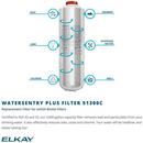 Elkay Rough Chrome Replacement Filter for EZ H2O Bottle Filling Stations 