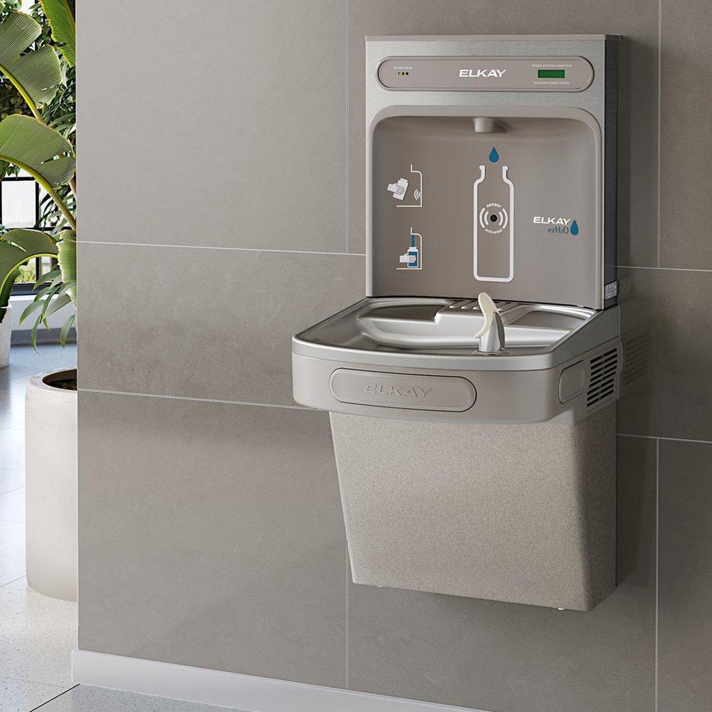 Elkay Stainless Steel Stainless Steel Indoor Bottle Filling Station 