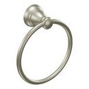 Moen Brushed Nickel Round Closed Towel Ring 
