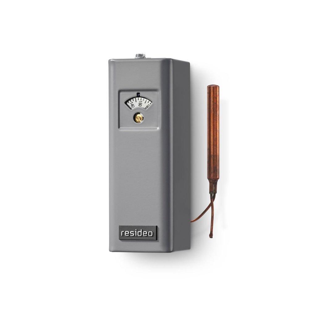 Resideo Grey 100 to 240F High or Low Limit Surface Mount Controller with SPDT 