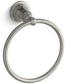 KOHLER Vibrant&reg; Brushed Nickel Round Closed Towel Ring 