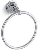 KOHLER Polished Chrome Round Closed Towel Ring 