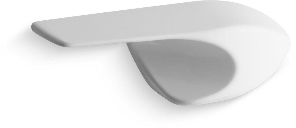 KOHLER White Left-Hand Trip Lever 