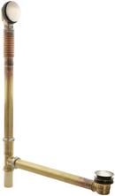 KOHLER Vibrant&reg; Brushed Bronze 27-3/8 in. Brass Toe-Tap Drain 