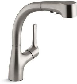 Single Handle Pull Out Kitchen Faucet in Vibrant&reg; Stainless