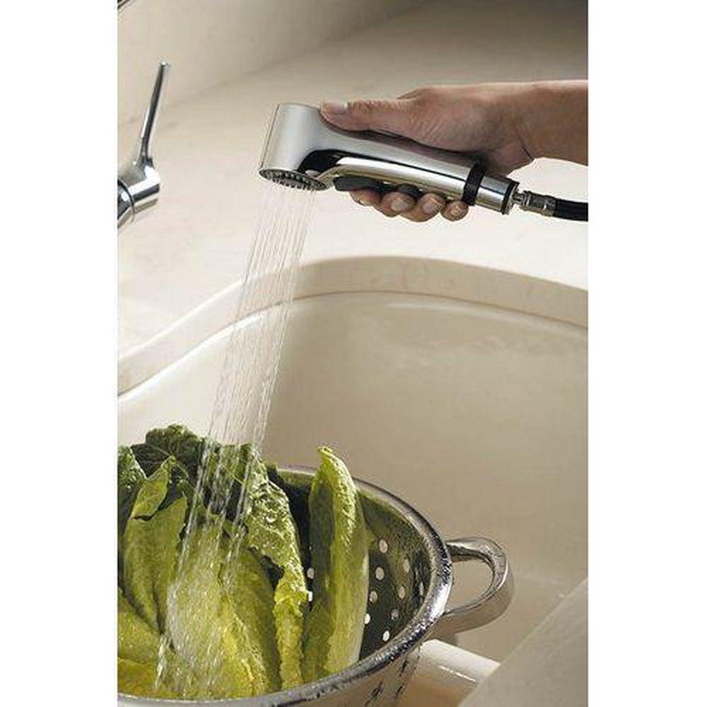 KOHLER Vibrant&reg; Stainless Single Handle Pull Out Kitchen Faucet 