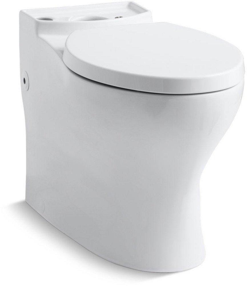 KOHLER White Elongated Floor Mount Toilet Bowl 