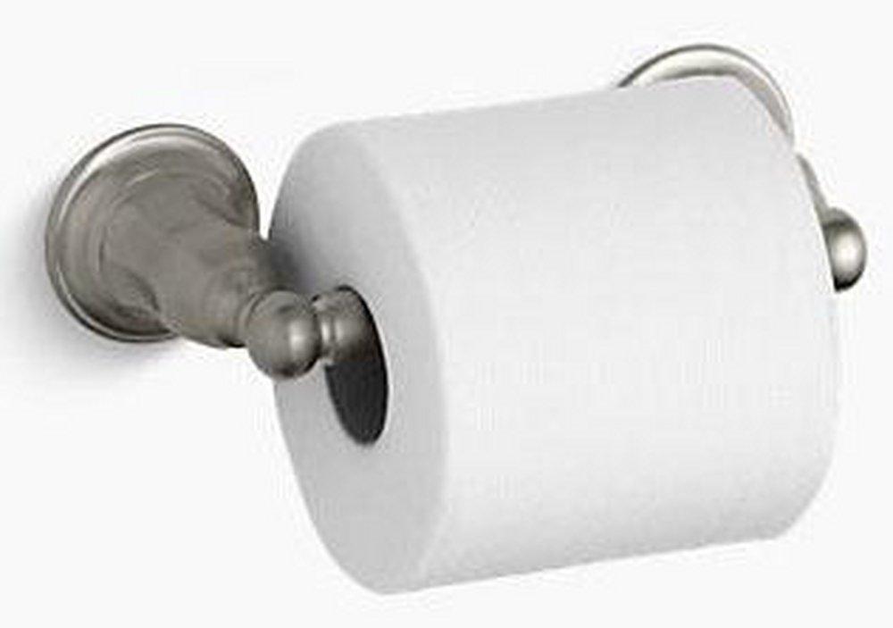 KOHLER Vibrant Brushed Nickel Wall Mount Toilet Tissue Holder 