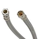Fluidmaster Stainless Steel 3/8 in. Braided Stainless Sink Flexible Water Connector 