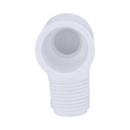 White PVC Schedule 40 90° Socket x MPT Elbow 