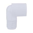 White PVC Schedule 40 90° Socket x MPT Elbow 