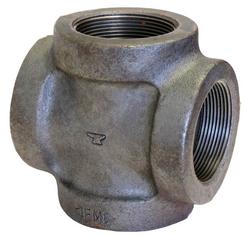 1/2 in. FNPT 125# Pressure Rated Black Cast Iron Cross