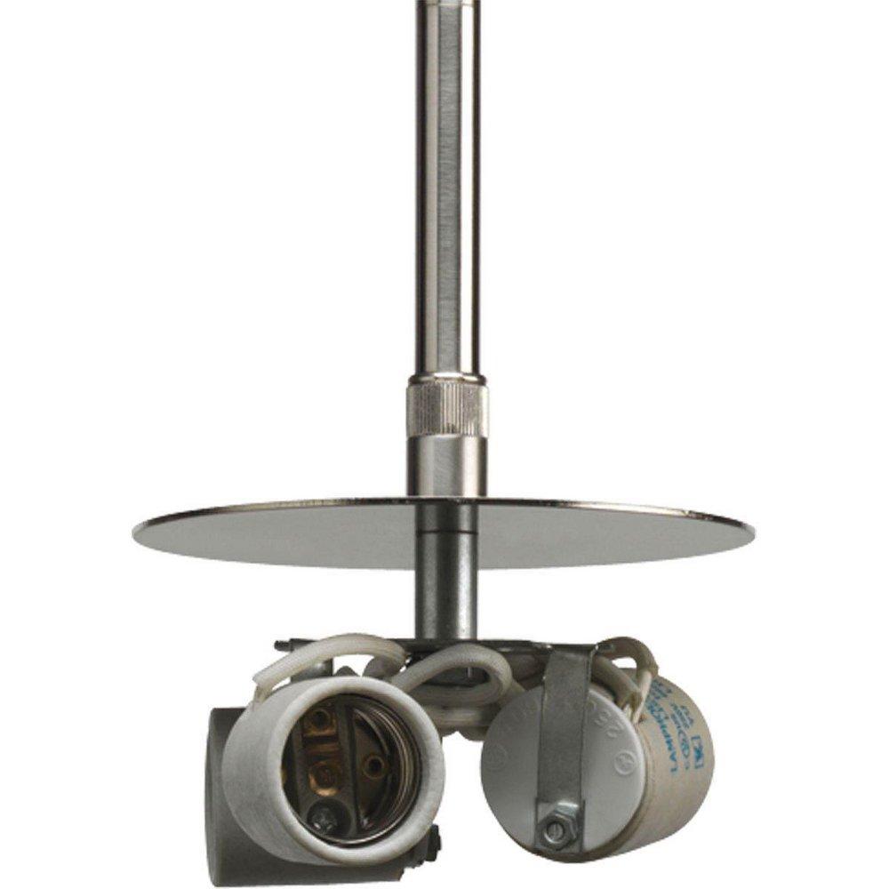Progress Lighting Brushed Nickel 3 Light 100W Stem Mounted Pendant 