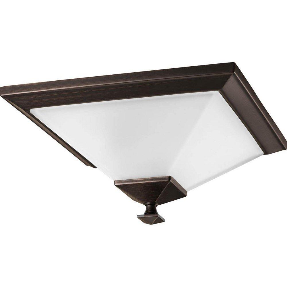 Progress Lighting Venetian Bronze 6-1/8 x 12-1/2 in. Close-to-Ceiling Light Fixture 