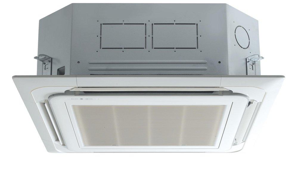 LG Electronics Single-Zone Ceiling Mount Indoor Ceiling Cassette Mini-Split Heat Pump 