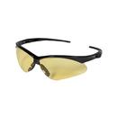 Anti-Fog Safety Glasses with Amber Lens and Black Frame
