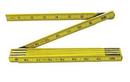 Keson Yellow Fold Wood Ruler 