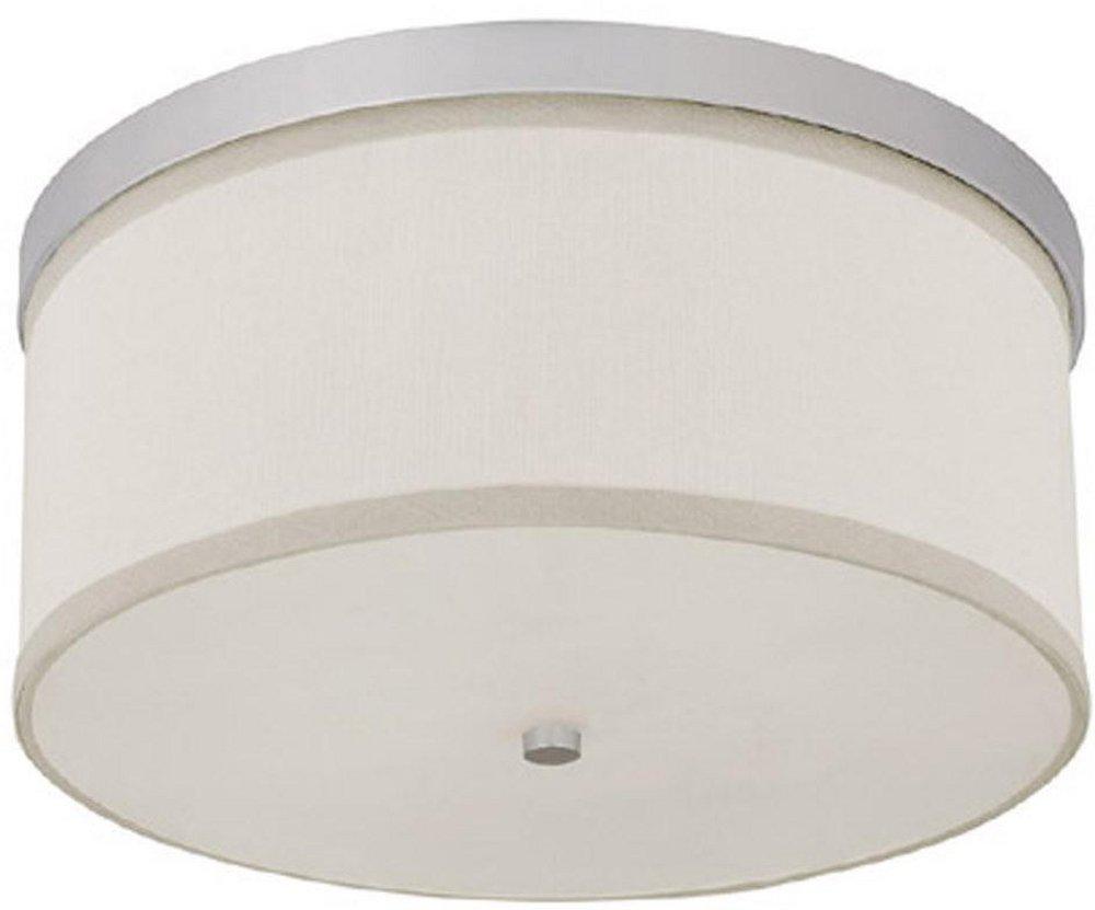 Capital Lighting Matte Nickel 40W 3-Light Medium E-26 Base Incandescent Ceiling Fixture 