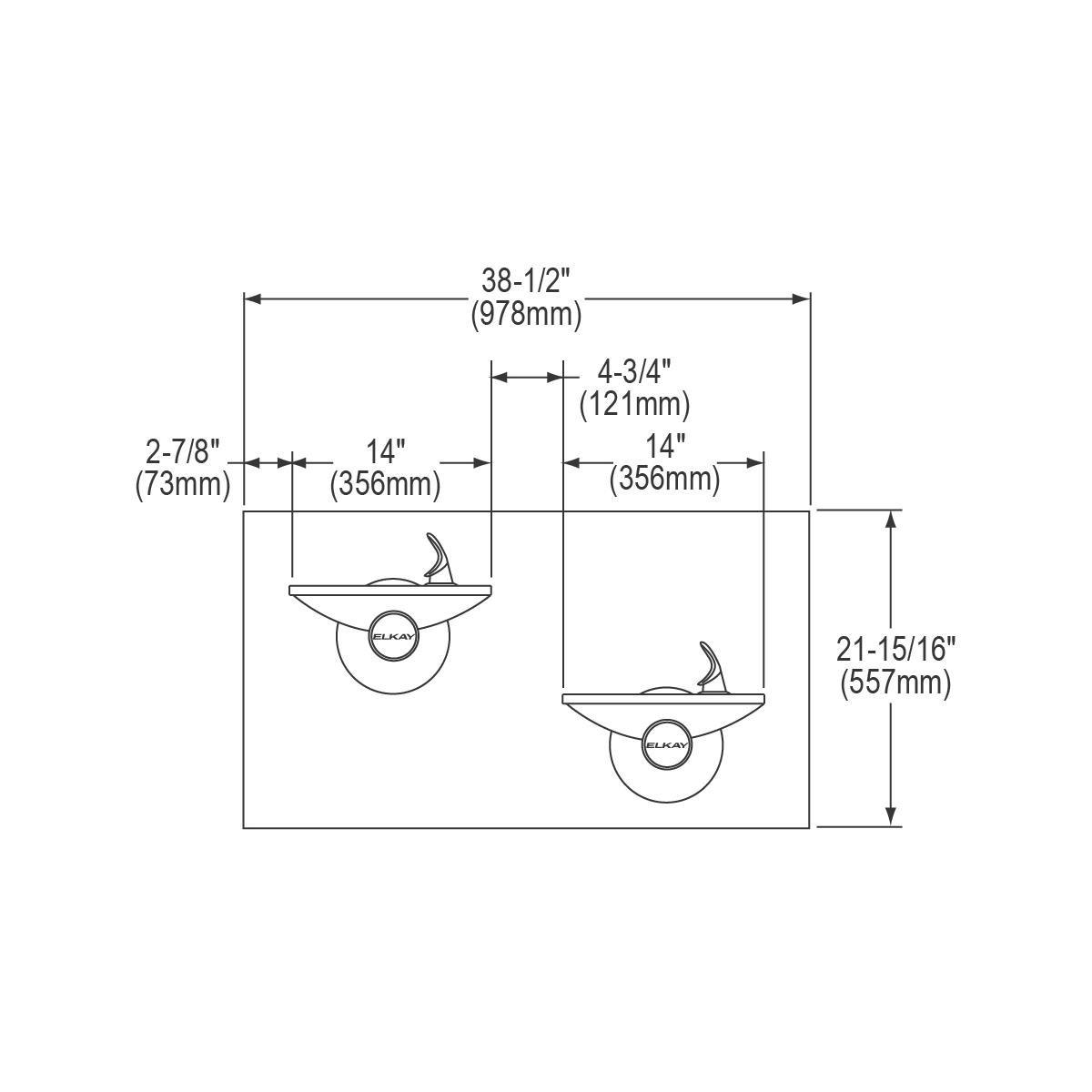 Elkay Lustrous Satin 33 x 22 in. Stainless Steel Double Bowl Drop-in Kitchen Sink in Lustrous Satin 