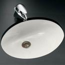 17 x 14 in. Oval Undermount Bathroom Sink in White