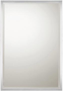 38 x 26 in. Metal Mirror in Polished Nickel