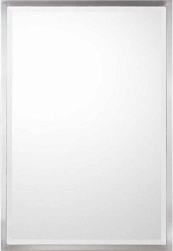 Capital Lighting Brushed Nickel 38 x 26 in. Metal Mirror 
