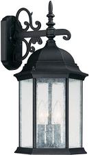 Capital Lighting Black 3-Light 60W Wall Lantern 