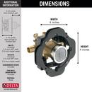 Delta Faucet Tub and Shower Valve Body 