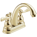 Delta Faucet Brilliance Polished Brass Two Handle Centerset Bathroom Sink Faucet 