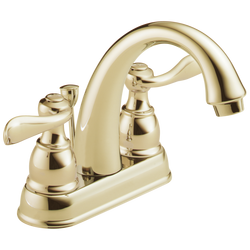 Two Handle Centerset Bathroom Sink Faucet in Brilliance&reg; Polished Brass