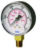 4 x 1/4 in. NPT 300 psi Aluminum Dial, Copper Alloy Movement, Plastic Pointer and Stainless Steel Pressure Gauge