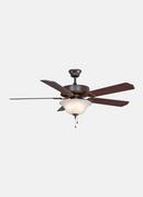 Fanimation Oil Rubbed Bronze 15-12/25 in. 64W 5-Blade Ceiling Fan with Light 