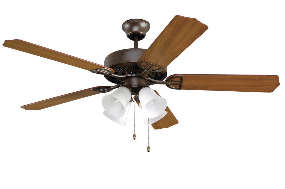Fanimation Oil Rubbed Bronze 15-3/50 in. 64W 5-Blade Ceiling Fan with Light 