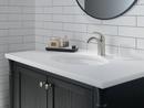 Delta Faucet Brilliance Stainless Single Handle Centerset Bathroom Sink Faucet 
