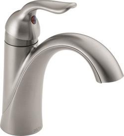 Single Handle Centerset Bathroom Sink Faucet in Brilliance&reg; Stainless