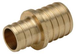 3/4 x 1/2 in. Brass PEX Crimp Coupling