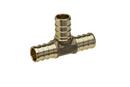 Zurn PEX Barbed Brass Tee 